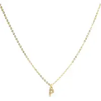 Luxenter Collier Alphabet Luxenter Finition Or 18k