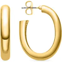 Luxenter Boucles d'oreilles finition or jaune 18 carats - Hewcar