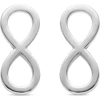 Luxenter Boucles d'oreilles 'Infinity' argent