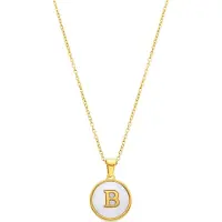 Luxenter Chaîne 'Alphabet' blanc
