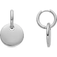 Luxenter Boucles d'oreilles 'Lieb' gris argenté