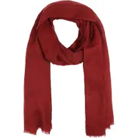 Profuomo Écharpe Laine Tissée Rouge