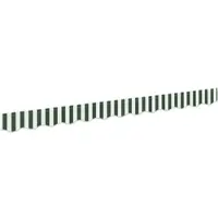 vidaXL , protections pour stores, vert et blanc, 330 x 20 cm, polyester