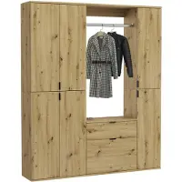 Ebuy24 ProjektX ensemble d'armoires de rangement P8 chêneReproduction.