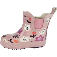 Beck Bottes en caoutchouc lavande / orange foncé / rose ancienne / rose foncé