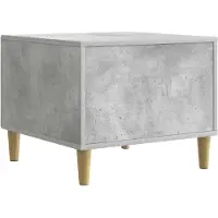 Syfax Table basse Gris béton 50 x 49 x 40 cm Bois d'ingénierie