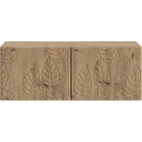 vidaXL Meuble TV mural 78,5 x 41 x 30 cm, chêne Artisan