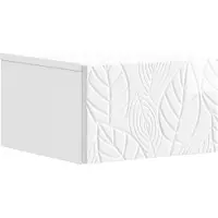 vidaXL Table d'appoint murale 2 pcs Blanc brillant 34,5 x 33 x 20 cm