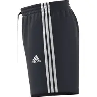 Adidas short pour hommes avec poches et design à trois bandes, taille:M, couleur:Gris