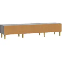 Syfax Meuble TV 147 x 34,5 x 30 cm Sonoma gris Bois d'ingénierie