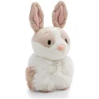 Nici Peluche Lapin 12 cm, debout, beige/blanc