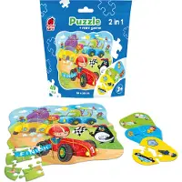 Roter Käfer Puzzle dans pochette stand-up "2 en 1. Cars" RK1140-03