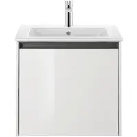 Duravit ME by Starck lavabo pour meuble, avec trop-plein, 1 trou pour robinetterie, avec plage de robinetterie, 630mm, 2336630000