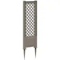 Syfax Trellis avec pique Gris 43 x 6 x 165 cm PP