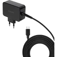 TooQ Tqlc-usbcgan65pd Usb C 65w Laptop Charger Argenté