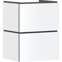 Hansgrohe Xilesa E Meuble sous-lavabo pour lave-mains, 2 tiroirs PushOpen, 480x380x620mm, 54290700