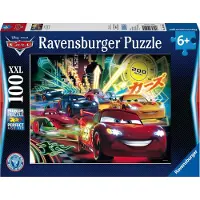 Ravensburger Puzzle Disney Cars Neon de - 100 grandes pièces, à partir de 6 ans