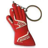Sparco Porte-clés - Set 2 Keychain Guanto - Miniatures de produits de course - Caoutchouc et métal