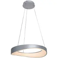 Rabalux Silver luminaire LED suspendu Iliana 520mm 56W 72236
