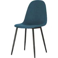 Meet by Paperflow PAPERFLOW chaise visiteur MUST set de 2 pièces bleu