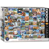 Eurographics Puzzle Monuments du monde, 2000 pièces, 67.6 x 96.8 cm, 8220-5480