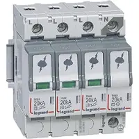 Legrand Parafoudre AC, 3 pôles + N/PE, type II, 1 pièce.