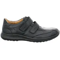 Jomos : Chaussons pour hommes, couleur noire, style décontracté