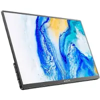 Arzopa Moniteur portable 15,6 pouces FHD 1080P IPS ultra-fin USB-C HDMI pour PC, Mac, smartphones et consoles - A1