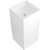 Mexen Xola-1 lavabo indépendant en conglomérat 40 x 40 cm, blanc mat - 26594000