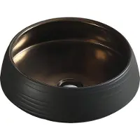 Mexen Lavabo ARIANA noir/or 43 cm