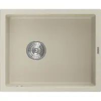 Mexen Pedro Evier 1 bac en granit 560 x 460 mm, Beige - 6508561000-69