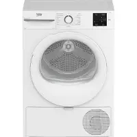 Beko Sèche-linge pompe à chaleur , 8 kg, L60cm, Blanc, SLFT1812, Eco sense