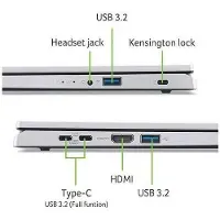 Acer PC Portable Aspire AG15-21P-R5XP, 15,6" FHD, Athlon Silver 7120U, RAM 8Go, 128Go SSD, AMD Radeon Graphics, Windows 11