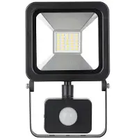 STREND PRO Projecteur Floodlight LED AGP, 20 W, 1600 lm, IP44, capteur de mouvement