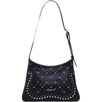 Desigual sac à épaule pour femme en polyuréthane noir