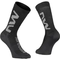Northwave Chaussettes Vélo Northwave Extreme Air Sock Black Grey-Taille 44 - 47
