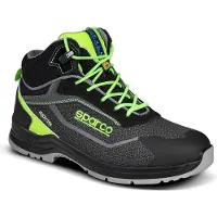 Sparco 07542, chaussures Indy Ranger, noir et vert, taille 39