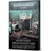 Games Workshop Battlezone Mechanicum - Cartes de fiche de terrain