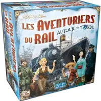 Asmodee Jeu de société Les Aventuriers du Rails Autour du Monde