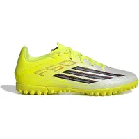 Adidas Chaussure de foot 'F50 Club' jaune / rouge clair / noir / argent