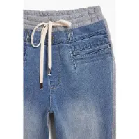 Desigual Pantalon bleu denim / gris chiné