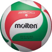 Molten V5m3500 (Size 5) Volley-Ball - Blanc / Rouge / Vert | Taille: 5
