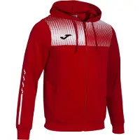 Joma Eco Supernova Full Zip Sweatshirt Rouge M Homme