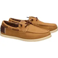 HEY DUDE pour homme. HD45139 Harbor Lo Classic Sneakers marron (42), Tissu, Plat, Lacets, Casuel