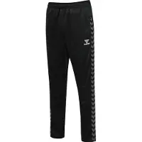 Hummel Pantalon de sport gris / noir / blanc