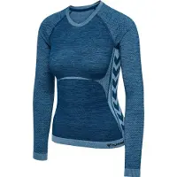 Hummel Cleaa Seamless Tight Long Sleeve T-shirt Bleu M Femme