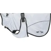 Hv Polo Manteau réfléchissant pour chien HVPHi-Viz Silver-Reflective, Taille:XL