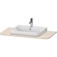 Duravit Console Happy D.2 Plus, 1000x550 mm, 1 découpe, pour meuble sous-lavabo HP4941, HP4961, HP4971, HP031E08383