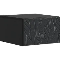 vidaXL Table d'appoint murale Noir 34,5 x 33 x 20 cm Bois d'ingénierie