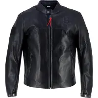 Helstons Indianapolis Hommes Veste En Cuir Noir L